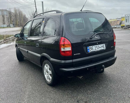 Черный Опель Зафира, объемом двигателя 2.2 л и пробегом 342 тыс. км за 4299 $, фото 2 на Automoto.ua