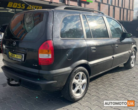 Черный Опель Зафира, объемом двигателя 2.2 л и пробегом 420 тыс. км за 3500 $, фото 5 на Automoto.ua