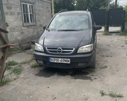 Черный Опель Зафира, объемом двигателя 2 л и пробегом 200 тыс. км за 1100 $, фото 5 на Automoto.ua