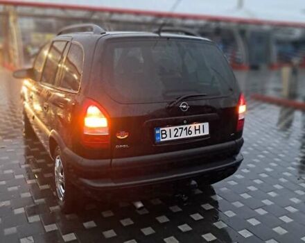 Черный Опель Зафира, объемом двигателя 2.17 л и пробегом 315 тыс. км за 3777 $, фото 2 на Automoto.ua