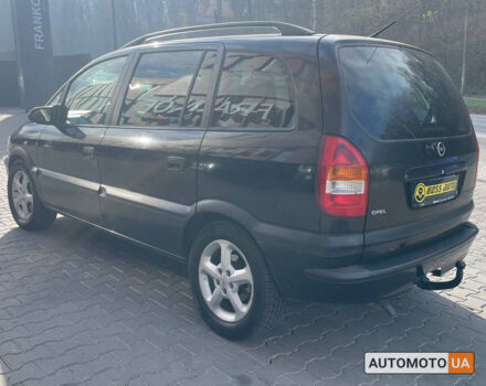 Черный Опель Зафира, объемом двигателя 2.2 л и пробегом 420 тыс. км за 3500 $, фото 3 на Automoto.ua