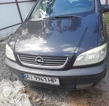 Черный Опель Зафира, объемом двигателя 2 л и пробегом 363 тыс. км за 3500 $, фото 2 на Automoto.ua