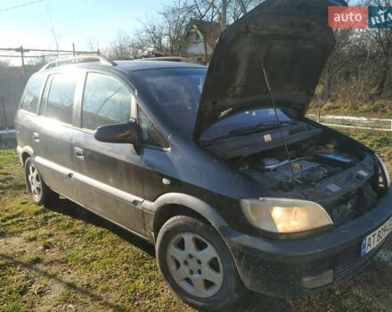 Черный Опель Зафира, объемом двигателя 2.2 л и пробегом 461 тыс. км за 4000 $, фото 3 на Automoto.ua