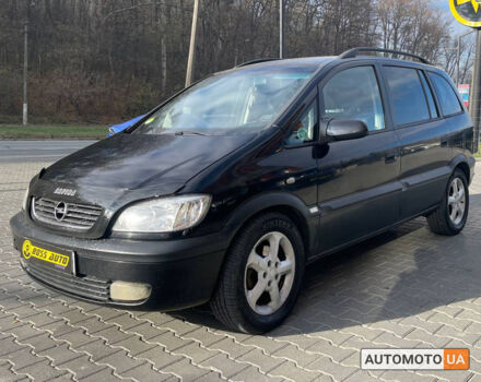 Черный Опель Зафира, объемом двигателя 2.2 л и пробегом 420 тыс. км за 3500 $, фото 2 на Automoto.ua