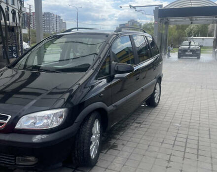Черный Опель Зафира, объемом двигателя 2 л и пробегом 265 тыс. км за 3800 $, фото 6 на Automoto.ua