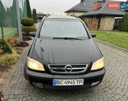 Черный Опель Зафира, объемом двигателя 2.17 л и пробегом 299 тыс. км за 2649 $, фото 7 на Automoto.ua