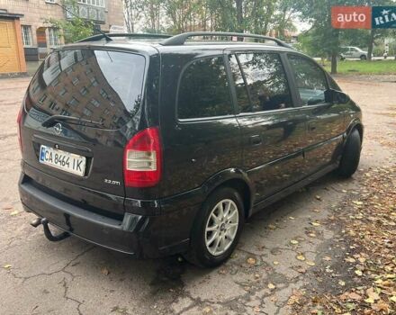 Опель Зафіра 2003 у Черкасах на Automoto.ua Чорний Опель Зафіра, об'ємом двигуна 2.17 л та пробігом 154 тис. км за 4400 $, фото 15 на Automoto.ua