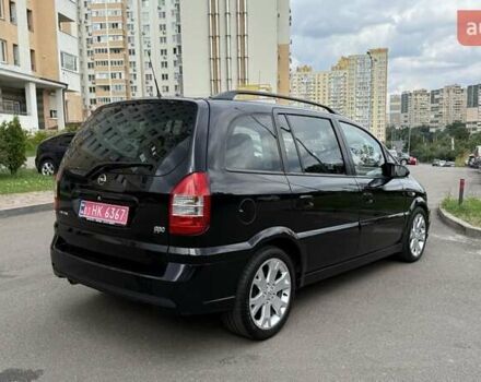Черный Опель Зафира, объемом двигателя 2 л и пробегом 189 тыс. км за 6199 $, фото 3 на Automoto.ua