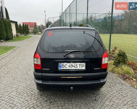 Черный Опель Зафира, объемом двигателя 2.17 л и пробегом 299 тыс. км за 2649 $, фото 4 на Automoto.ua