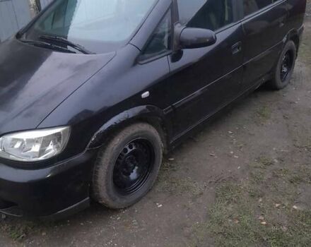 Черный Опель Зафира, объемом двигателя 2 л и пробегом 300 тыс. км за 4100 $, фото 12 на Automoto.ua