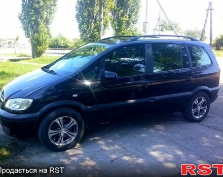 Черный Опель Зафира, объемом двигателя 1.8 л и пробегом 189 тыс. км за 4700 $, фото 2 на Automoto.ua