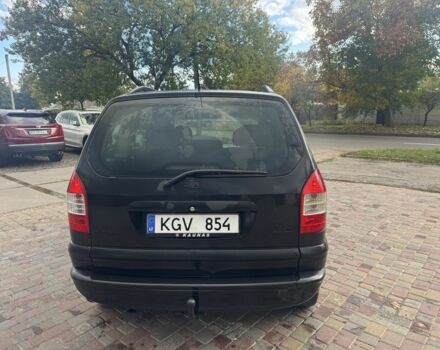 Черный Опель Зафира, объемом двигателя 2 л и пробегом 275 тыс. км за 2200 $, фото 7 на Automoto.ua