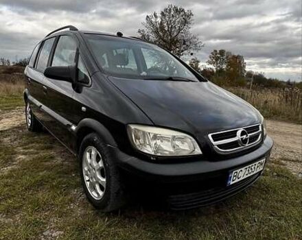 Черный Опель Зафира, объемом двигателя 2 л и пробегом 370 тыс. км за 3800 $, фото 7 на Automoto.ua