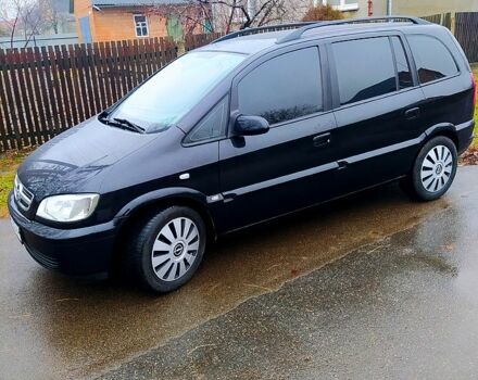 Чорний Опель Зафіра, об'ємом двигуна 1.6 л та пробігом 258 тис. км за 4850 $, фото 11 на Automoto.ua