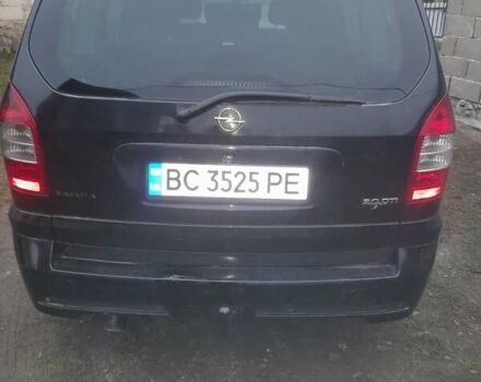 Черный Опель Зафира, объемом двигателя 2 л и пробегом 300 тыс. км за 4100 $, фото 8 на Automoto.ua