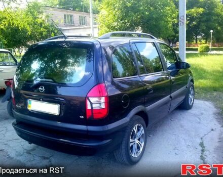 Черный Опель Зафира, объемом двигателя 1.8 л и пробегом 189 тыс. км за 4700 $, фото 1 на Automoto.ua