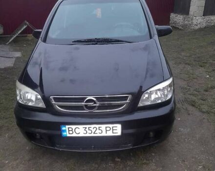 Черный Опель Зафира, объемом двигателя 2 л и пробегом 300 тыс. км за 4100 $, фото 1 на Automoto.ua