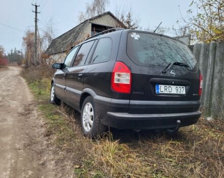 Чорний Опель Зафіра, об'ємом двигуна 2 л та пробігом 281 тис. км за 2500 $, фото 3 на Automoto.ua