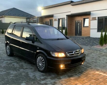 Черный Опель Зафира, объемом двигателя 2.2 л и пробегом 350 тыс. км за 2150 $, фото 1 на Automoto.ua