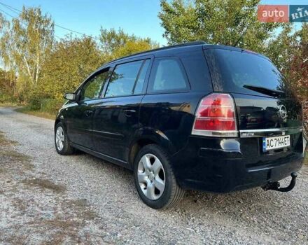 Чорний Опель Зафіра, об'ємом двигуна 1.91 л та пробігом 320 тис. км за 4850 $, фото 16 на Automoto.ua
