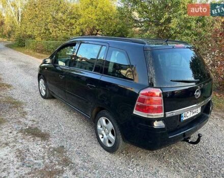 Чорний Опель Зафіра, об'ємом двигуна 1.91 л та пробігом 320 тис. км за 4850 $, фото 11 на Automoto.ua