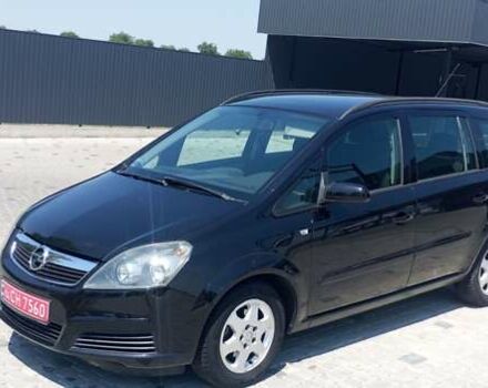 Чорний Опель Зафіра, об'ємом двигуна 1.6 л та пробігом 268 тис. км за 4770 $, фото 14 на Automoto.ua