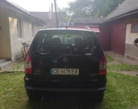 Черный Опель Зафира, объемом двигателя 2 л и пробегом 244 тыс. км за 4999 $, фото 3 на Automoto.ua