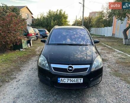 Чорний Опель Зафіра, об'ємом двигуна 1.91 л та пробігом 320 тис. км за 4850 $, фото 1 на Automoto.ua