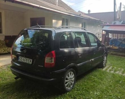 Черный Опель Зафира, объемом двигателя 2 л и пробегом 244 тыс. км за 4999 $, фото 2 на Automoto.ua