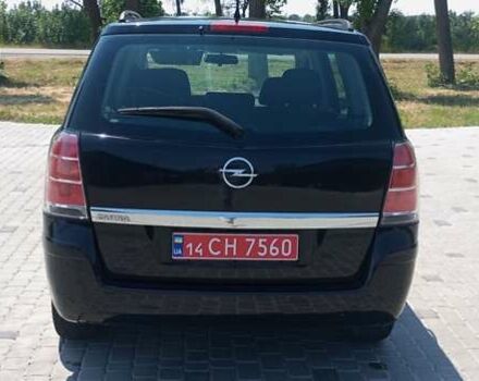 Чорний Опель Зафіра, об'ємом двигуна 1.6 л та пробігом 268 тис. км за 4770 $, фото 4 на Automoto.ua