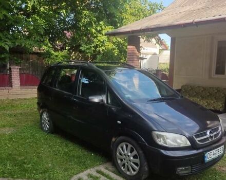 Черный Опель Зафира, объемом двигателя 2 л и пробегом 244 тыс. км за 4999 $, фото 1 на Automoto.ua