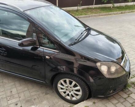 Чорний Опель Зафіра, об'ємом двигуна 1.6 л та пробігом 210 тис. км за 5100 $, фото 3 на Automoto.ua