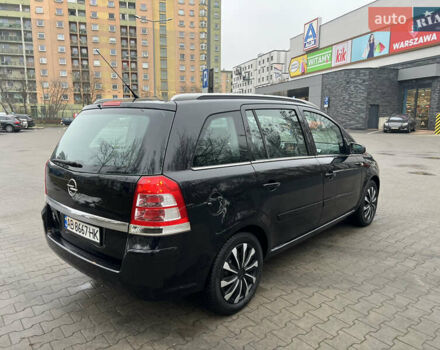 Черный Опель Зафира, объемом двигателя 1.6 л и пробегом 157 тыс. км за 5650 $, фото 5 на Automoto.ua