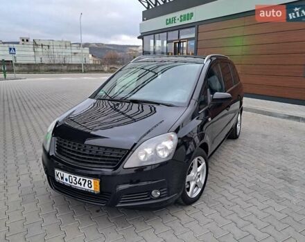 Черный Опель Зафира, объемом двигателя 1.8 л и пробегом 275 тыс. км за 5450 $, фото 3 на Automoto.ua