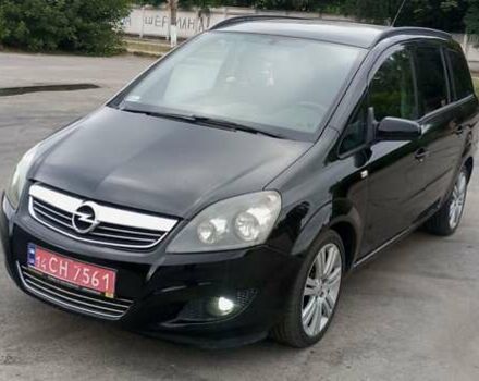 Чорний Опель Зафіра, об'ємом двигуна 1.8 л та пробігом 225 тис. км за 5400 $, фото 16 на Automoto.ua