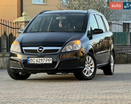 Чорний Опель Зафіра, об'ємом двигуна 1.6 л та пробігом 220 тис. км за 4850 $, фото 3 на Automoto.ua