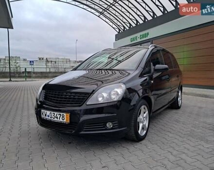 Черный Опель Зафира, объемом двигателя 1.8 л и пробегом 275 тыс. км за 5450 $, фото 17 на Automoto.ua