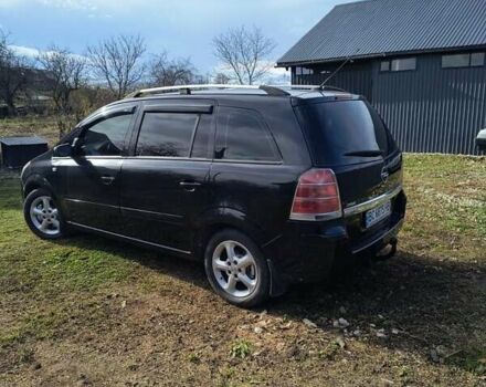 Черный Опель Зафира, объемом двигателя 1.91 л и пробегом 264 тыс. км за 5200 $, фото 4 на Automoto.ua