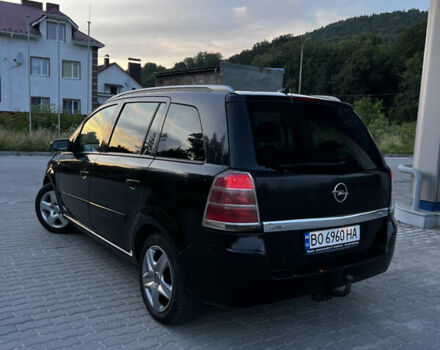Черный Опель Зафира, объемом двигателя 1.91 л и пробегом 288 тыс. км за 5900 $, фото 5 на Automoto.ua