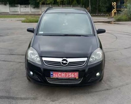 Чорний Опель Зафіра, об'ємом двигуна 1.8 л та пробігом 225 тис. км за 5400 $, фото 13 на Automoto.ua