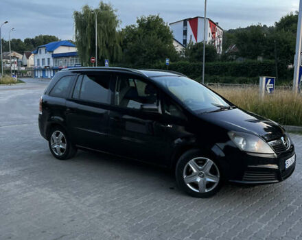 Черный Опель Зафира, объемом двигателя 1.91 л и пробегом 288 тыс. км за 5900 $, фото 3 на Automoto.ua