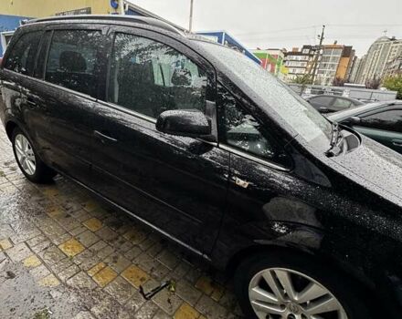 Черный Опель Зафира, объемом двигателя 1.6 л и пробегом 217 тыс. км за 6100 $, фото 3 на Automoto.ua