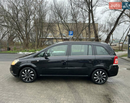 Черный Опель Зафира, объемом двигателя 1.6 л и пробегом 157 тыс. км за 5650 $, фото 4 на Automoto.ua