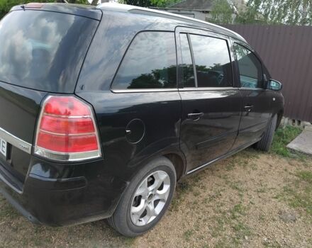 Чорний Опель Зафіра, об'ємом двигуна 1.9 л та пробігом 250 тис. км за 5200 $, фото 3 на Automoto.ua