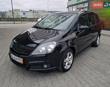 Черный Опель Зафира, объемом двигателя 1.8 л и пробегом 275 тыс. км за 5450 $, фото 79 на Automoto.ua