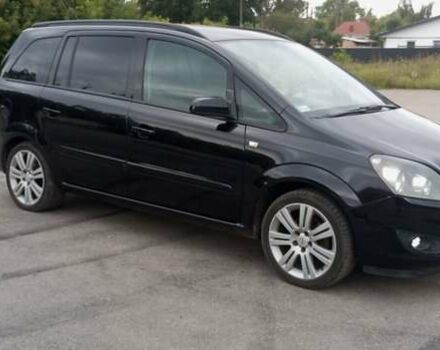 Чорний Опель Зафіра, об'ємом двигуна 1.8 л та пробігом 225 тис. км за 5400 $, фото 8 на Automoto.ua