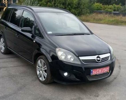 Чорний Опель Зафіра, об'ємом двигуна 1.8 л та пробігом 225 тис. км за 5400 $, фото 14 на Automoto.ua