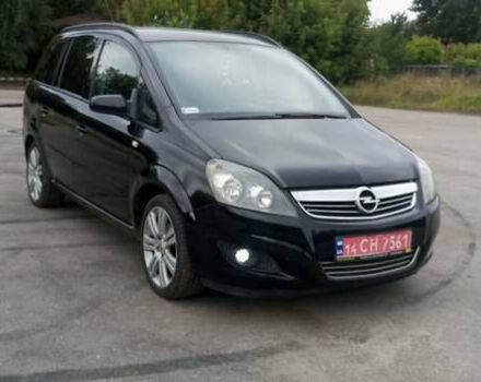 Чорний Опель Зафіра, об'ємом двигуна 1.8 л та пробігом 225 тис. км за 5400 $, фото 11 на Automoto.ua