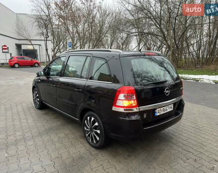 Черный Опель Зафира, объемом двигателя 1.6 л и пробегом 157 тыс. км за 5650 $, фото 6 на Automoto.ua