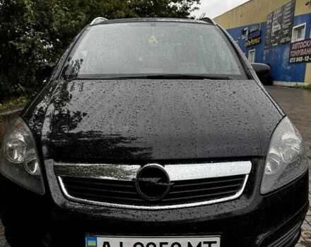Черный Опель Зафира, объемом двигателя 1.6 л и пробегом 217 тыс. км за 6100 $, фото 1 на Automoto.ua